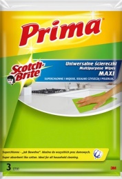 Törlőkendő, univerzális, 3M "Prima Scotch-Brite" 3 db/cs